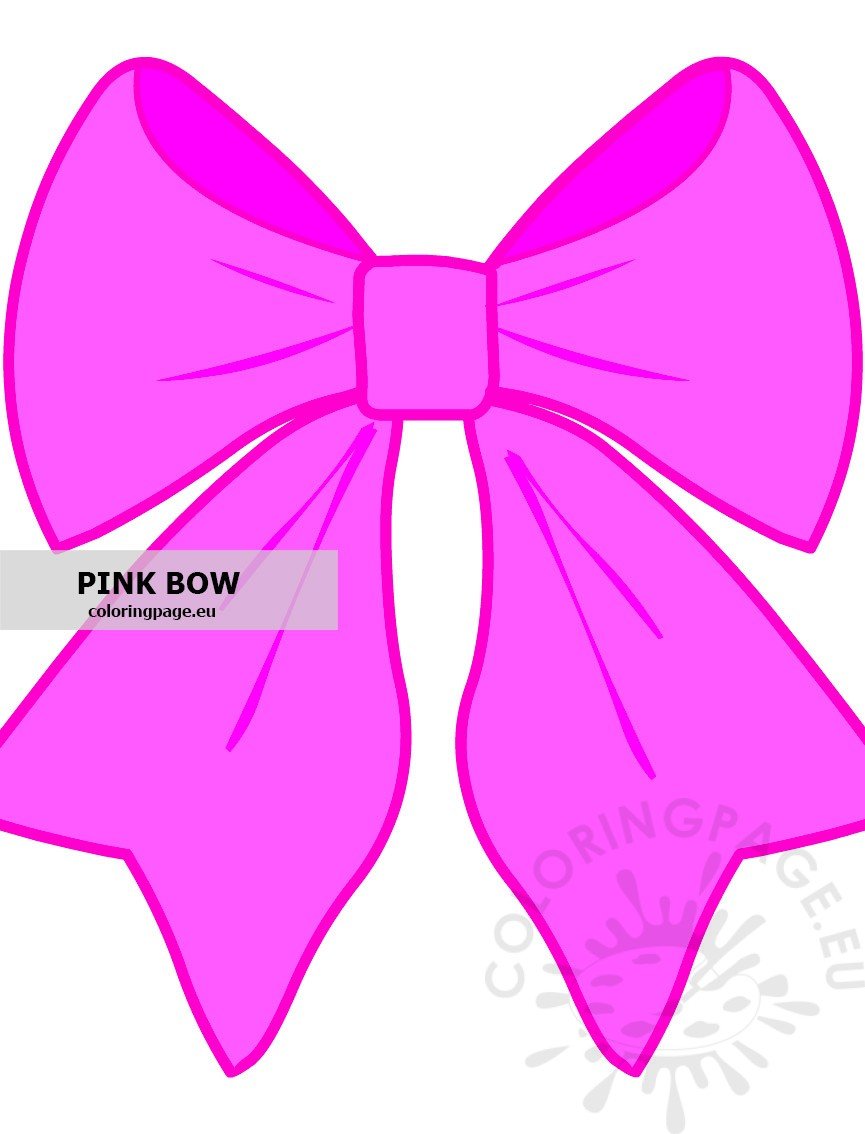 big pink bow