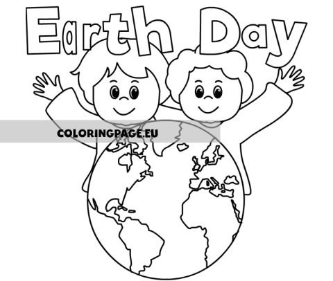 Earth template printable | Coloring Page