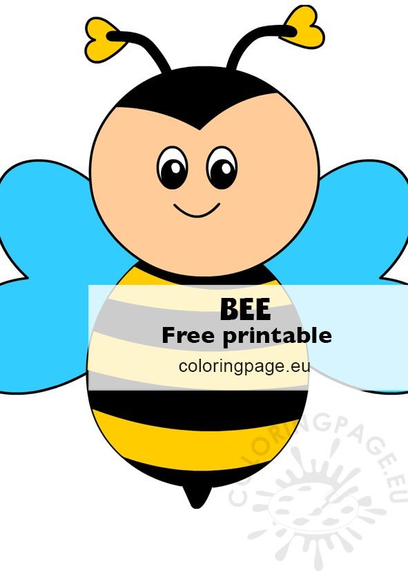 bee printable