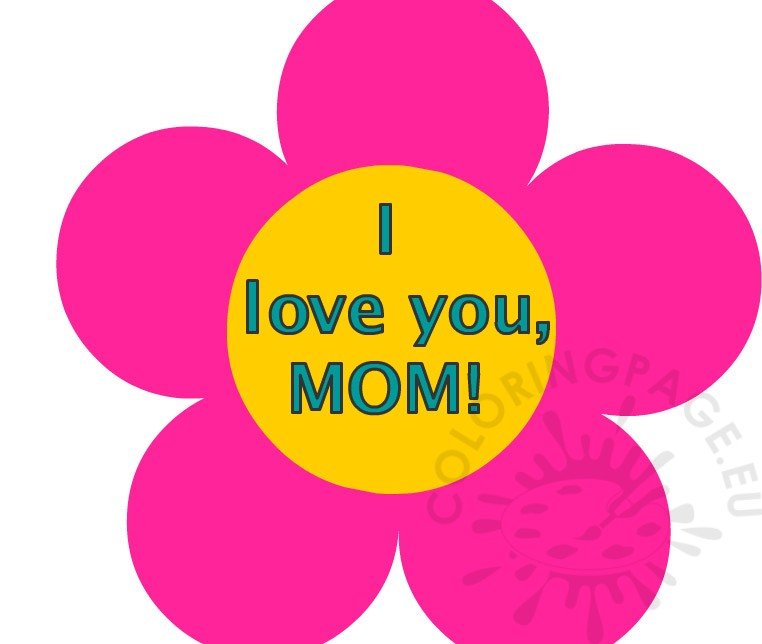 love you mom flower2