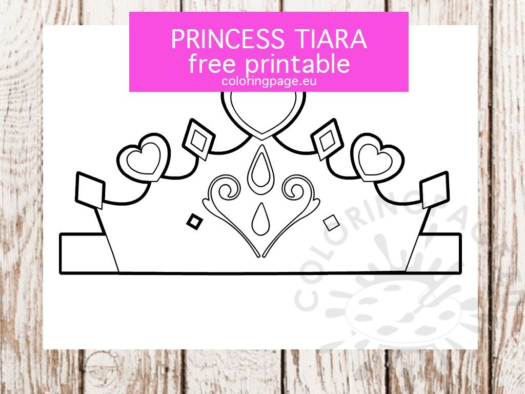 princess tiara template