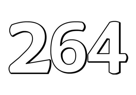 Numbers – Coloring Page