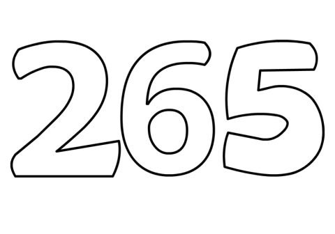 Numbers – Coloring Page