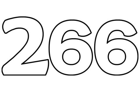 Numbers – Coloring Page