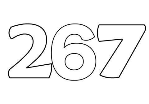 Numbers – Coloring Page