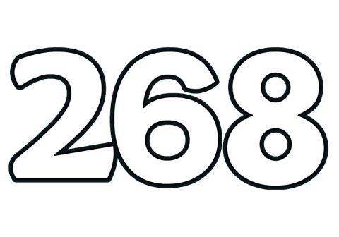 Numbers – Coloring Page