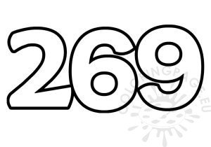 Numbers – Coloring Page