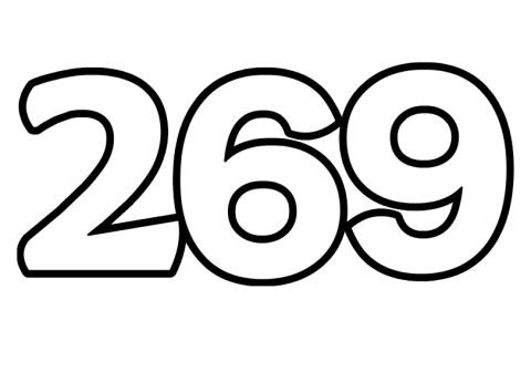 Numbers – Coloring Page