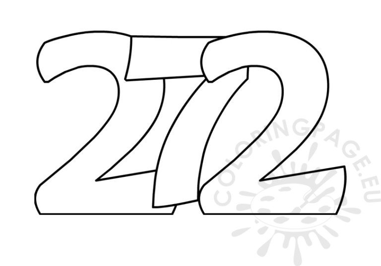 number-272-coloring-page