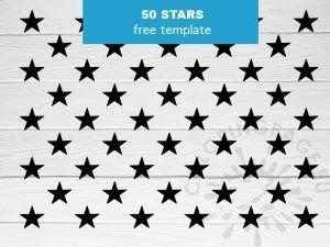 Free 50 Stars | Coloring Page