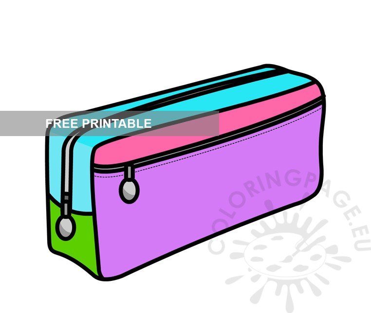 colorful pencil case