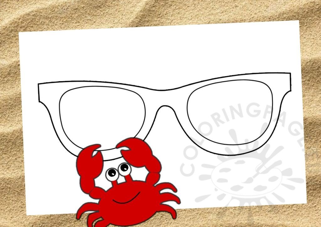 sunglass template