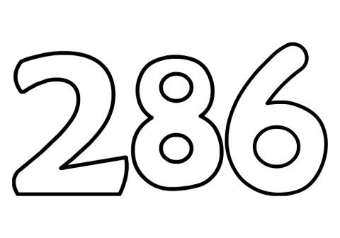 Numbers - Coloring Page