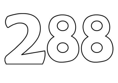 Numbers - Coloring Page