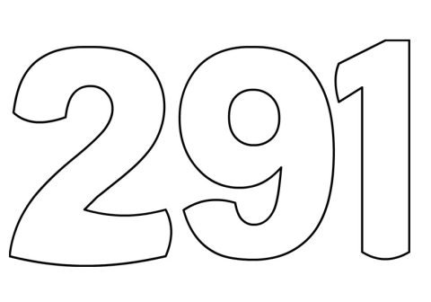 Numbers - Coloring Page