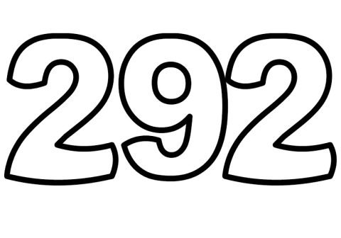 Numbers - Coloring Page