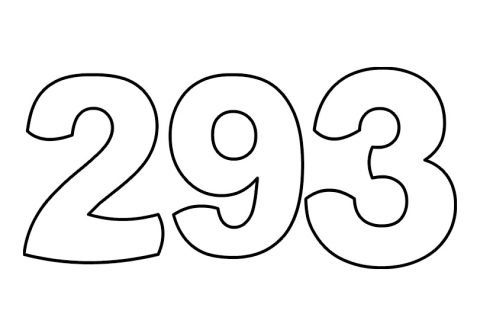 Numbers - Coloring Page