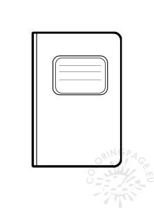 Closed notebook
