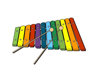 colorful xylophone