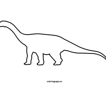 dinosaur brachiosaurus shape