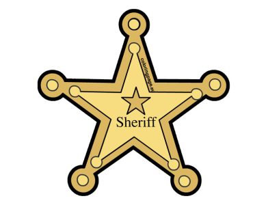 golden sheriff star