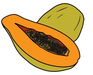 green papaya