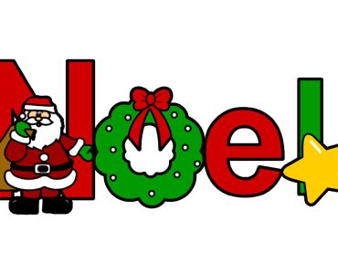 noel word image