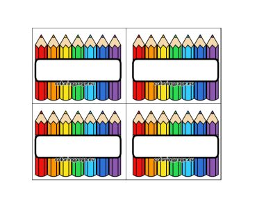 school labels