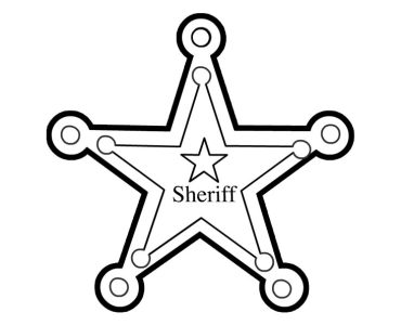 sheriff star template
