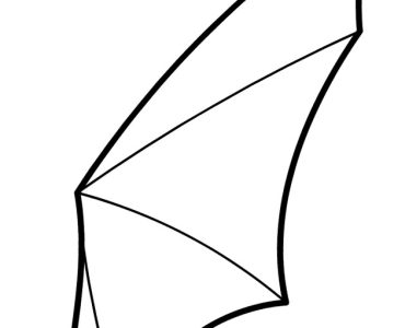bat wing pattern