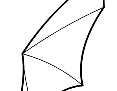 bat wing pattern