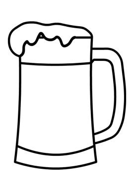 Beer Mug | Coloring Page