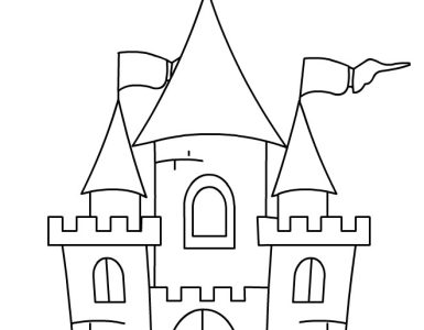 House Coloring Page 