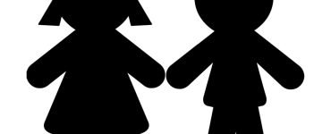 girl boy silhouette