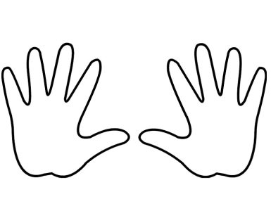 hands template