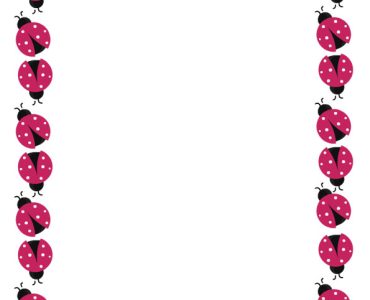 ladybug border 22