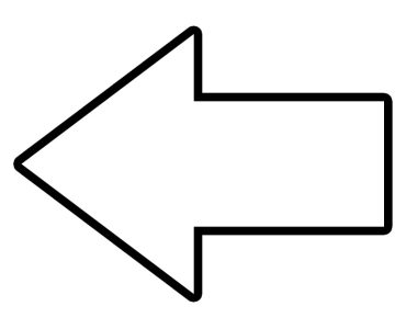 left arrow shape