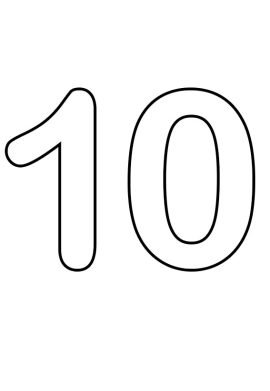 Printable picture number 10 | Coloring Page