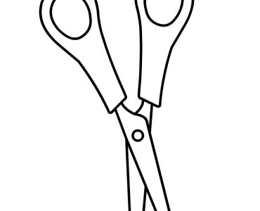 open scissors