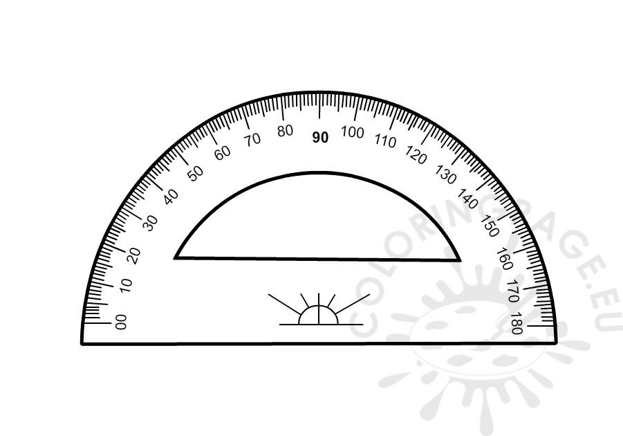 plastic protractor