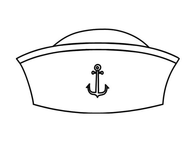 Sailor hat Coloring Page