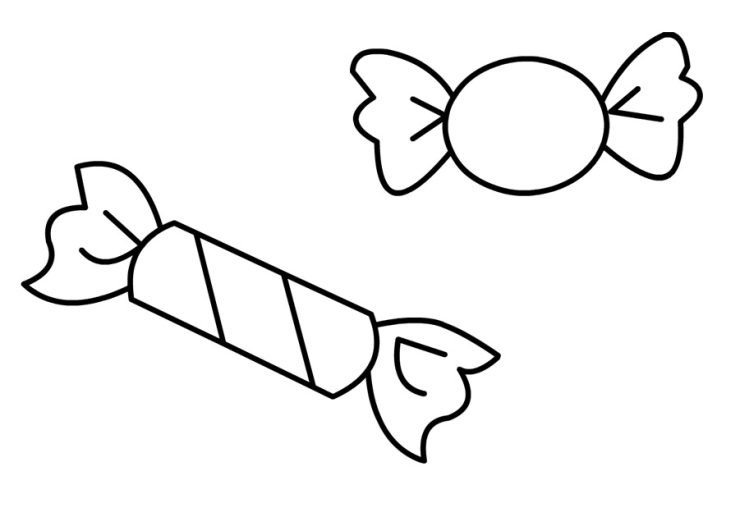 Sweet Candies | Coloring Page