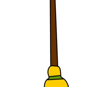 wood handled broom