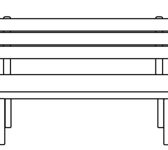 wooden bench