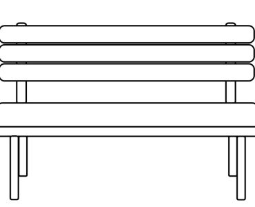 wooden bench