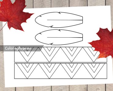 Indian headband template