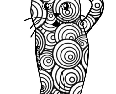 abstract cat