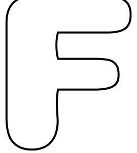bubble letter f
