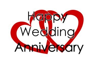 Happy Anniversary Hearts | Coloring Page