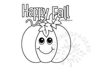 Happy Fall free printable